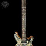 Fretboard of PRS 40th Anniversary Custom 24-08 Semi-Hollow Limited Faded Whale Blue Natural Back.