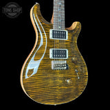 Front angle of PRS 40th Anniversary Custom 24 Limited Edition Tiger Eye.