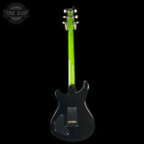 Full back of PRS Wood Library DGT 10 Top Eriza Verde Smokeburst Swamp Ash Maple/Ebony.
