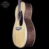 Side of Martin Custom Shop 00 28 Style Adirondack / Exceptionally Figured Black Walnut.
