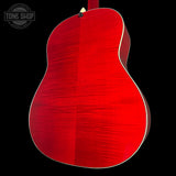Back angle of Taylor 2025 Namm Custom #35 Grand Pacific Big Leaf Maple.