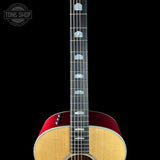 Fretboard of Taylor 2025 Namm Custom #35 Grand Pacific Big Leaf Maple.