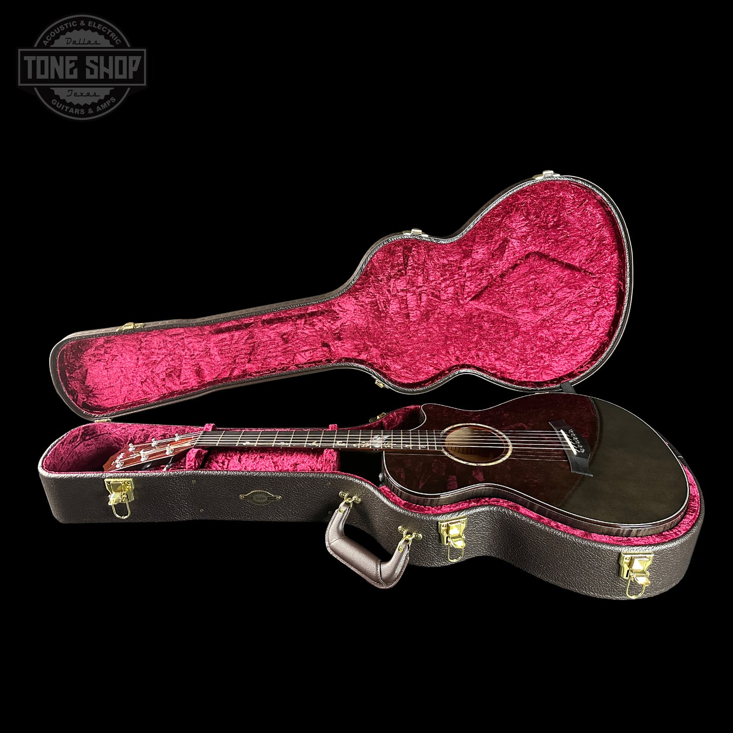 Taylor 2025 Namm Custom #49 Grand Concert 12-Fret Transparent Black w/case