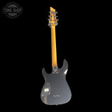 Full back of Used 2005 Schecter Gryphon Diamond Series Gray Black Burst.