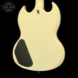 Back of Used 2009 Epiphone SG White.