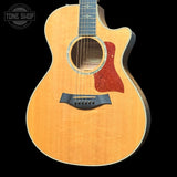 Front of Used 2010 Taylor 612ce Natural Maple w/ES2 Pickup.