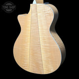 Back of Used 2010 Taylor 612ce Natural Maple w/ES2 Pickup.