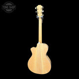 Full back of Used 2010 Taylor 612ce Natural Maple w/ES2 Pickup.