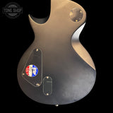 Back of Used 2011 ESP LTD Deluxe EC 1000 Matte Black.