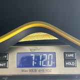 Used 2011 ESP LTD Deluxe EC 1000 Matte Black on scale displaying weight.
