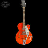 Full front of Used 2011 Gretsch Electromatic G5120 Orange Humbuckers.
