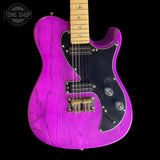 Front of Used 2017 PRS Paul Reed Smith SE NF53 Purple Dog Hair.