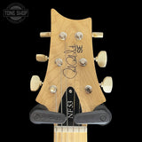 Headstock of Used 2017 PRS Paul Reed Smith SE NF53 Purple Dog Hair.
