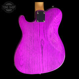 Back of Used 2017 PRS Paul Reed Smith SE NF53 Purple Dog Hair.