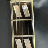 Frets and fretboard of Used 2021 Eastman Guitars T486-GB Thinline Semi-hollowbody Gold Burst.