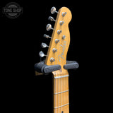 Headstock of Used 2021 Fender Road Worn 50s Telecaster Lake Placid Blue.