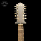 Headstock of Used 2021 Guild F-2512E Maple Westerly Collection Jumbo 12-String.