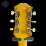 Back of headstock of Used 2022 Epiphone Les Paul Special.