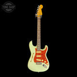 Full front of Used 2024 Fender LTD American Professional II Stratocaster Thinline Trans SFG.