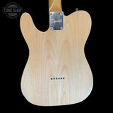 Back of Used 2024 Squier Classic Vibe '70's Telecaster Thinline Natural.