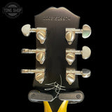 Back of headstock of Used 2025 Epiphone Jared James Nichols "Blues Power" Les Paul.
