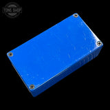 Bottom of Used Interstellar Audio Machines Octonaut Hyperdrive Ice Blue Pedal.