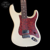 Front of Used Partscaster Mighty Mite, Hipshot, Seymour Duncan.