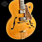 Front angle of Vintage 1959 Gibson Byrdland Natural.