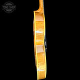 Side of Vintage 1959 Gibson Byrdland Natural.