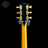 Back of headstock of Vintage 1959 Gibson Byrdland Natural.