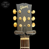 Headstock of Vintage 1973 Gibson ES-345TD Stereo Walnut Finish w/Changed Tuners.