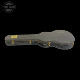 Case for Vintage 1973 Gibson ES-345TD Stereo Walnut Finish w/Changed Tuners, closed.