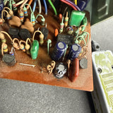 Circuit board of Vintage 1984 Ibanez TS9 Tube Screamer JRC45580 Chip Silver Label.