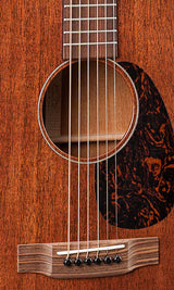 Close up of Martin 000-15M sound hole.