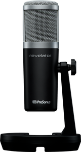 Back of PreSonus Revelator Microphone Black.