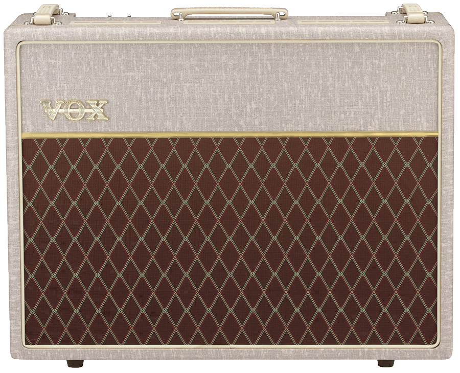 Front of Vox AC30HW2X Hand Wired w/Alnico Blues.