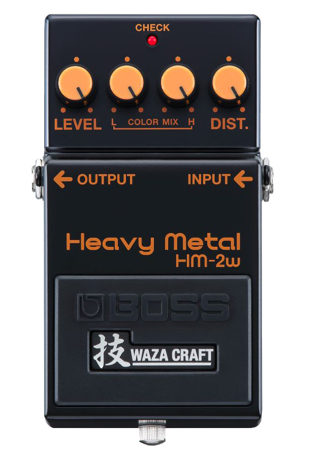 Top down of Boss HM-2W Heavy Metal Waza Craft.
