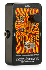 Front angle of EHX Electro-Harmonix Small Stone Analog Phase Shifter