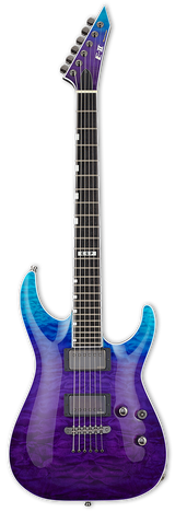 ESP E-II Horizon NT-II Blue Purple Fade w/case