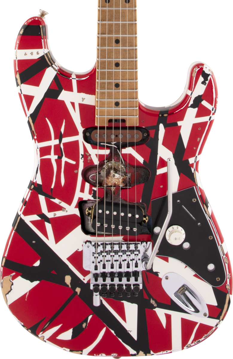 EVH Red & Black Striped Series Frankie | Tone Shop Guitars EVH Red & Black Striped Series Frankie | Tone Shop Guitars