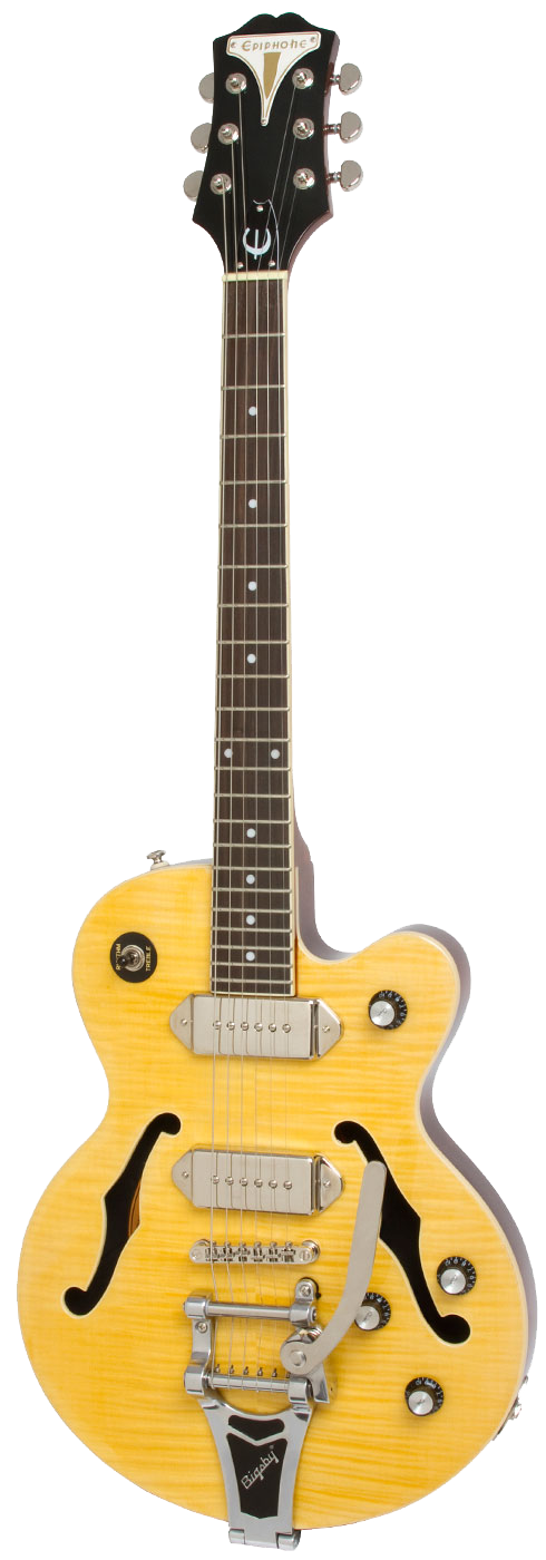 Epiphione Wildkat Antique Natural w/Bigsby