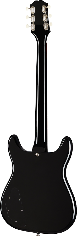 Back of Epiphone Wilshire P-90s Ebony.