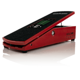 Front angle of Ernie Ball VPJR Tuner/Volume Pedal Red.