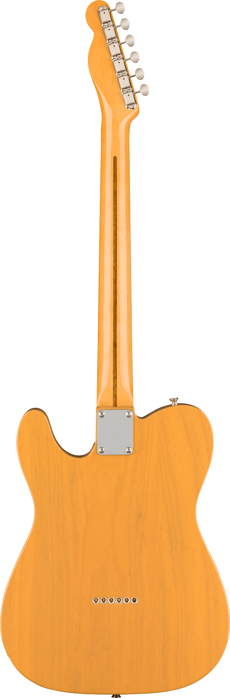 Back of Fender American Vintage II 1951 Telecaster MP Butterscotch Blonde.
