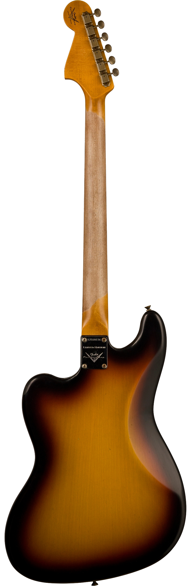Fender Custom Shop Limited Edition Bass VI Journeyman Relic Aged 3 Color Sunburst w/case