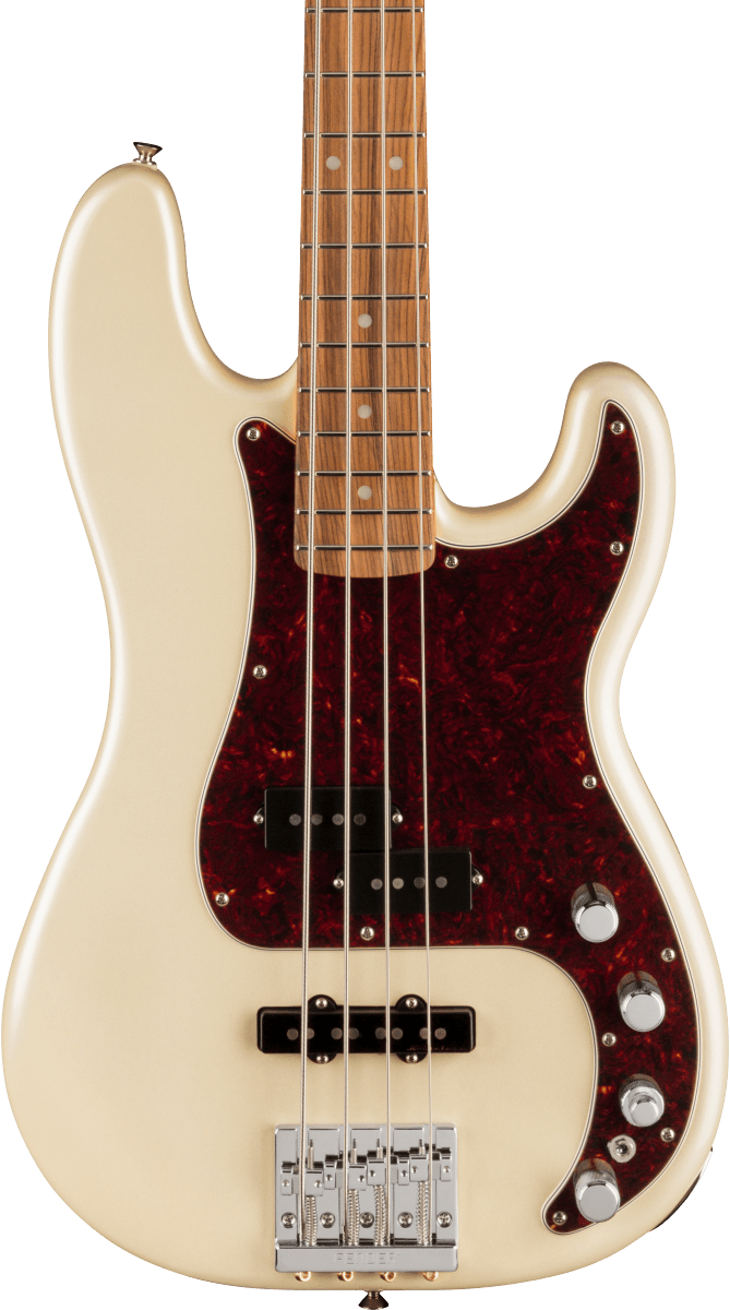 Fender Player Plus Precision Bass PF Olympic Pearl w/bag Tone Shop