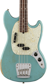 Fender JMJ Road Worn Mustang Bass RW Faded Daphne Blue