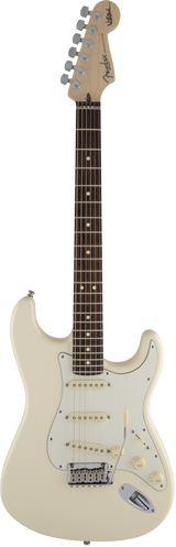 Fender Jeff Beck Stratocaster RW Olympic White w/case