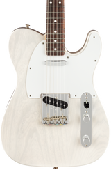 Front of Fender Jimmy Page Mirror Telecaster Rosewood White Blonde.