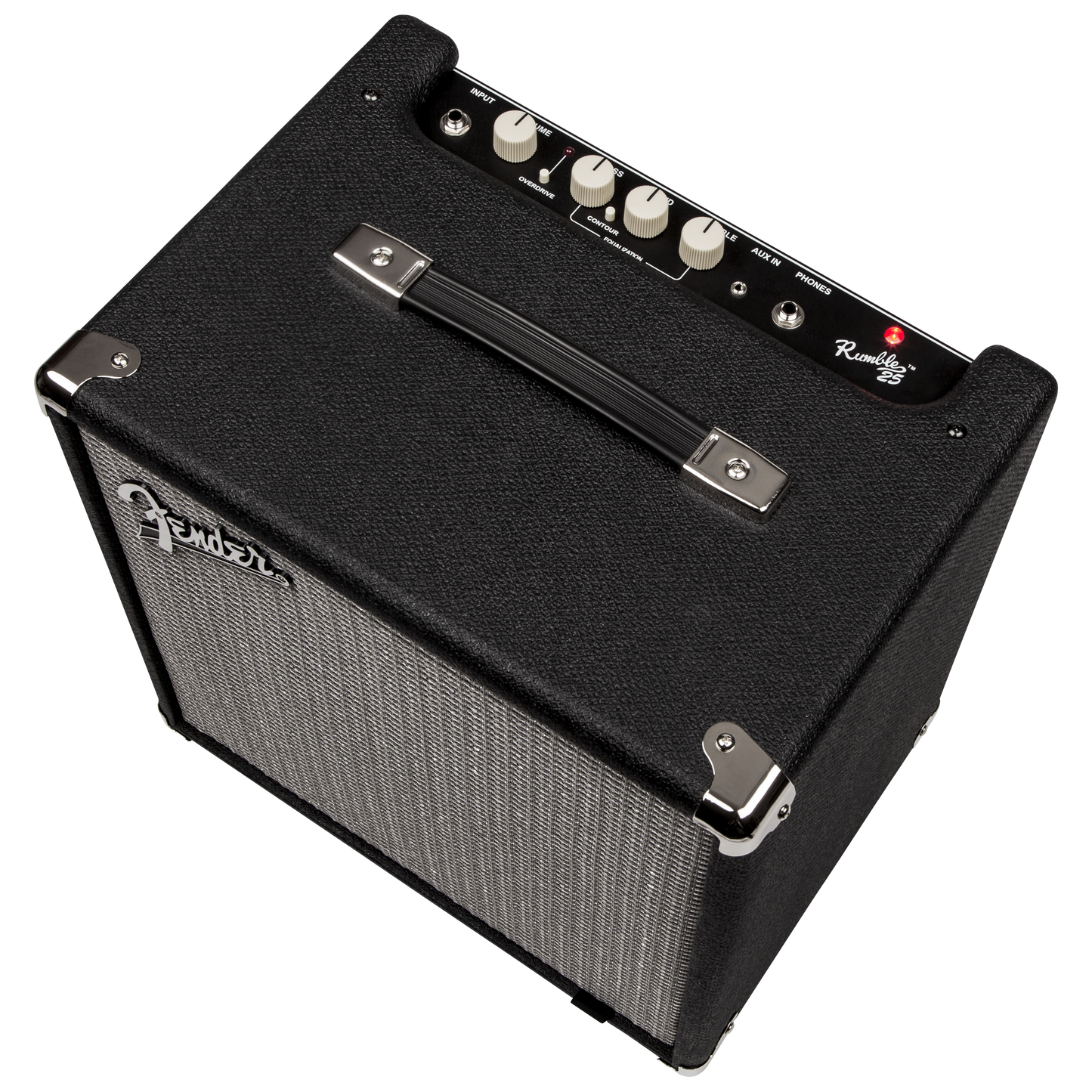 Top angle of Fender Rumble 25.